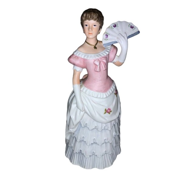 Homco #1421 Southern Lady w/fan Shall We Dance Vintage Collection - Picture 1 of 6
